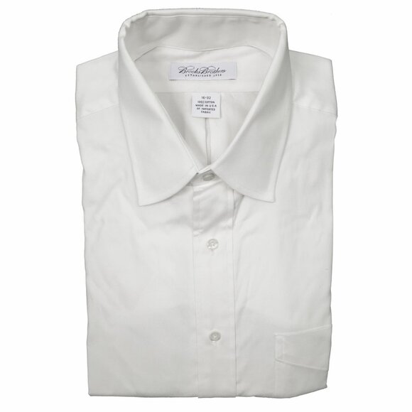 NEW Brooks Brothers Dress Shirt! 15.5 or 16.5 (33)Off WhiteCutawayUSA Made